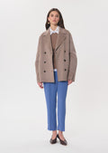 Marlo coat in hazel wool by Tara Jarmon