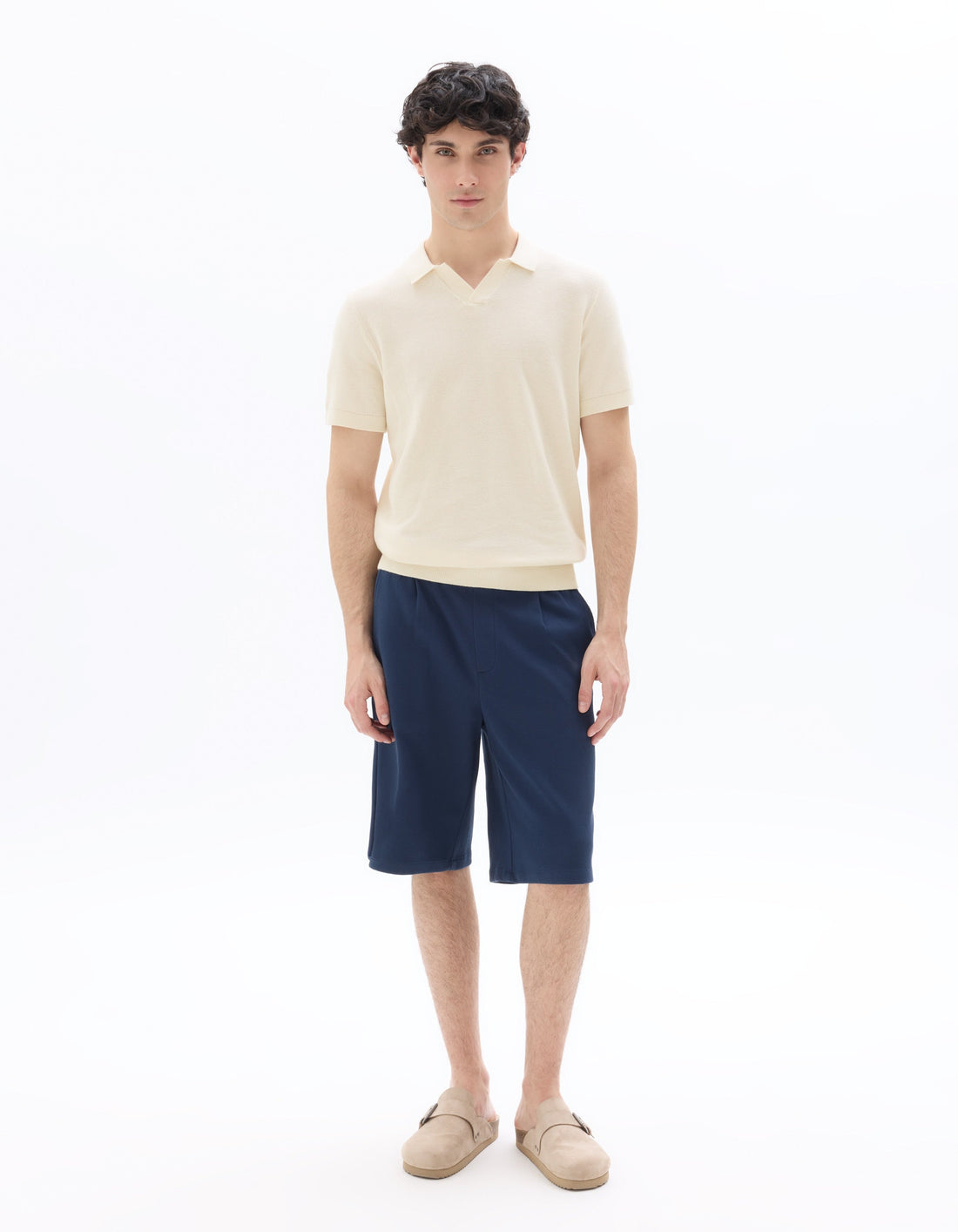 Regular Fit pique Polo Shirt 100% Cotton Knit Celio