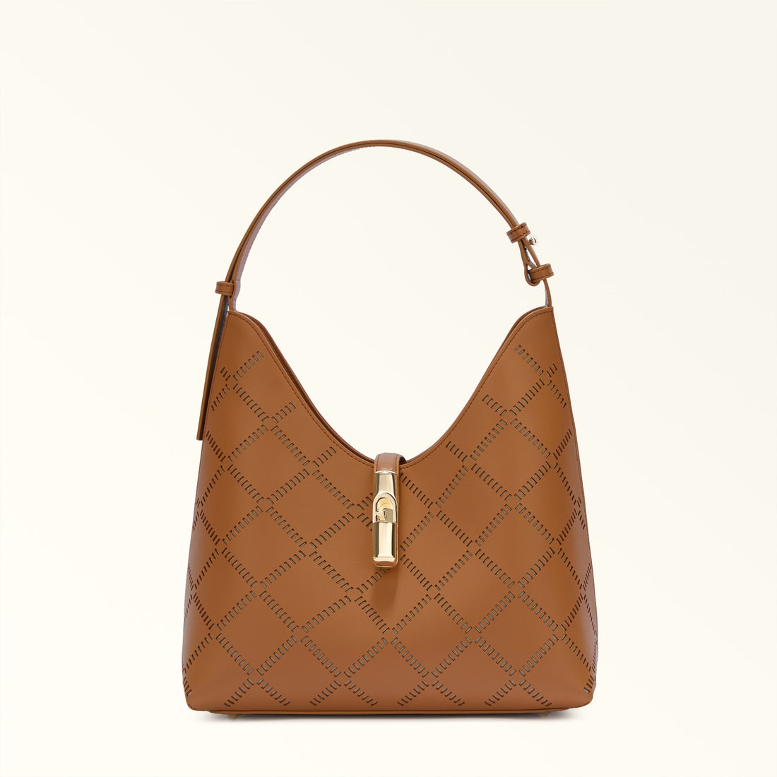 Furla Goccia M Hobo in Brown - Bags 