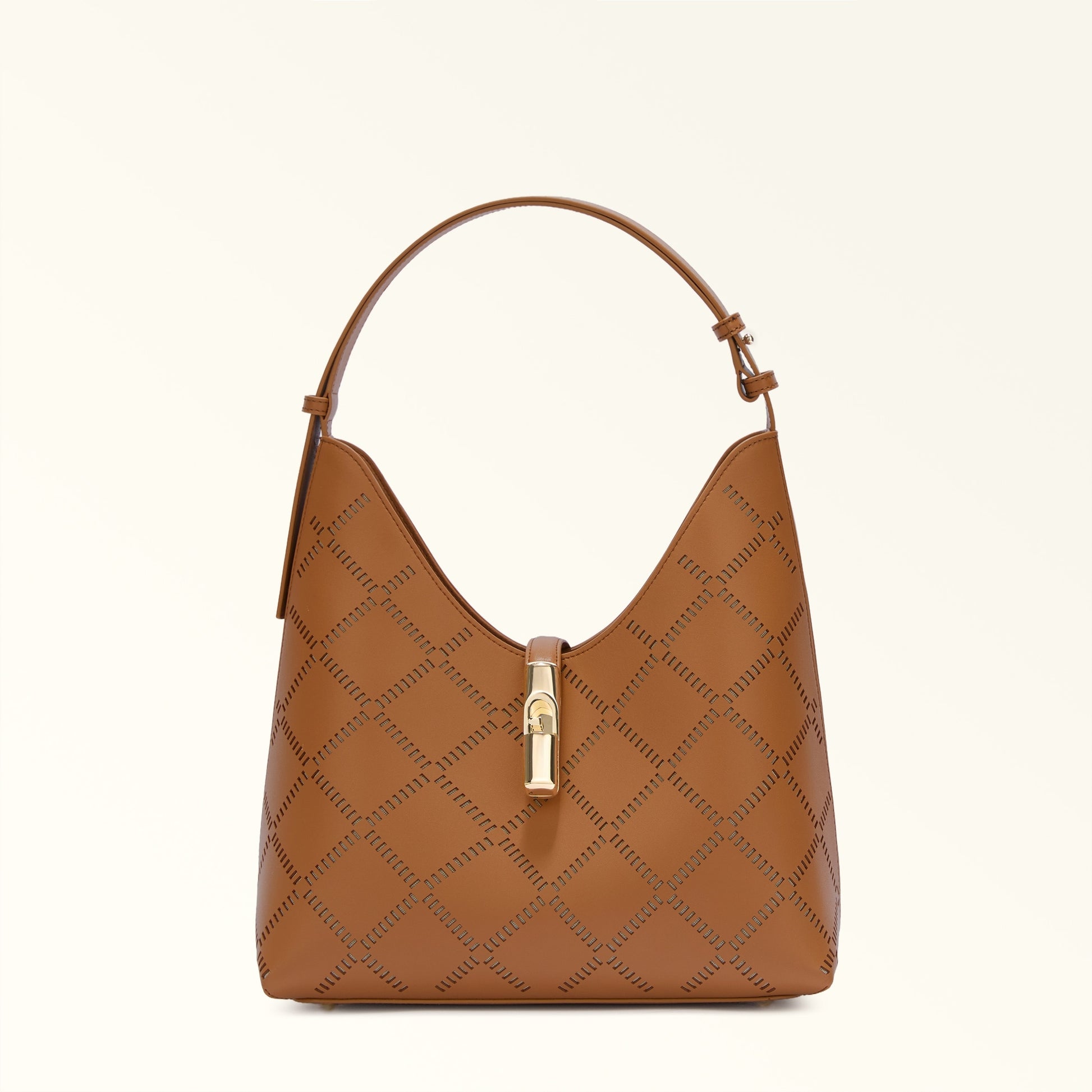 Furla Goccia M Hobo in Brown - Bags 
