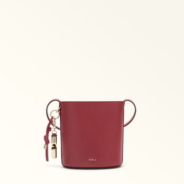 Furla Roxie M Bucket  Bag In Leather