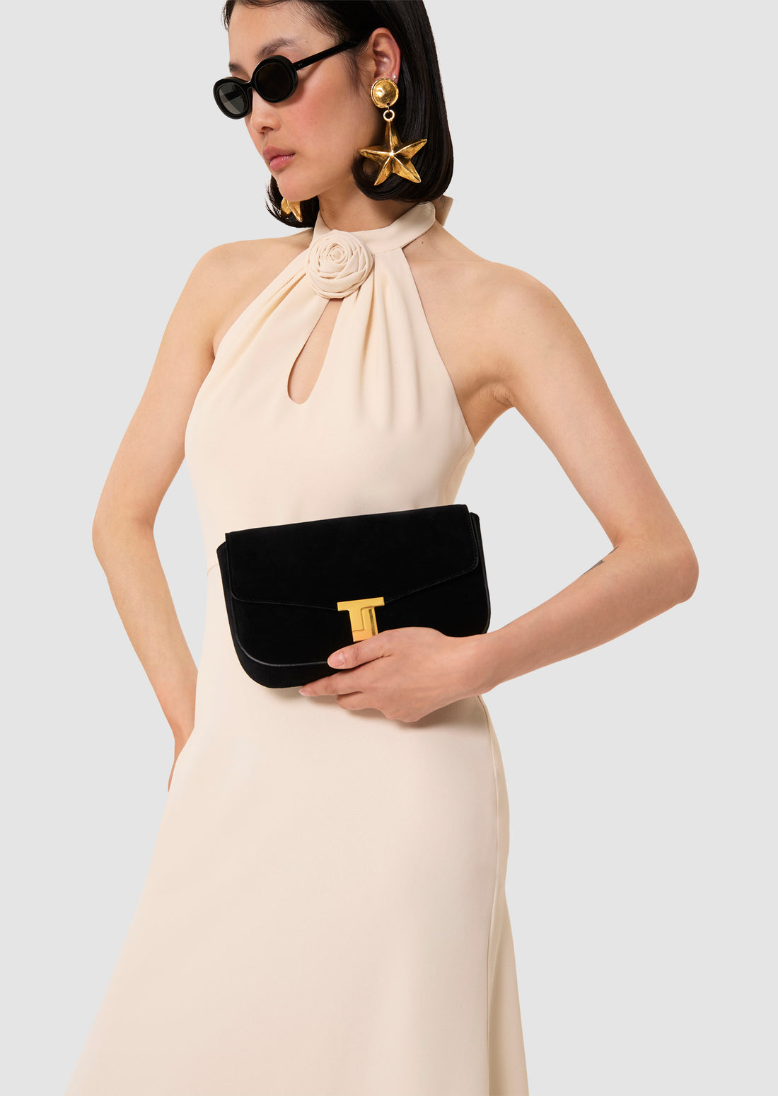 Rosanne ecru crepe dress by Tara Jarmon Lebanon