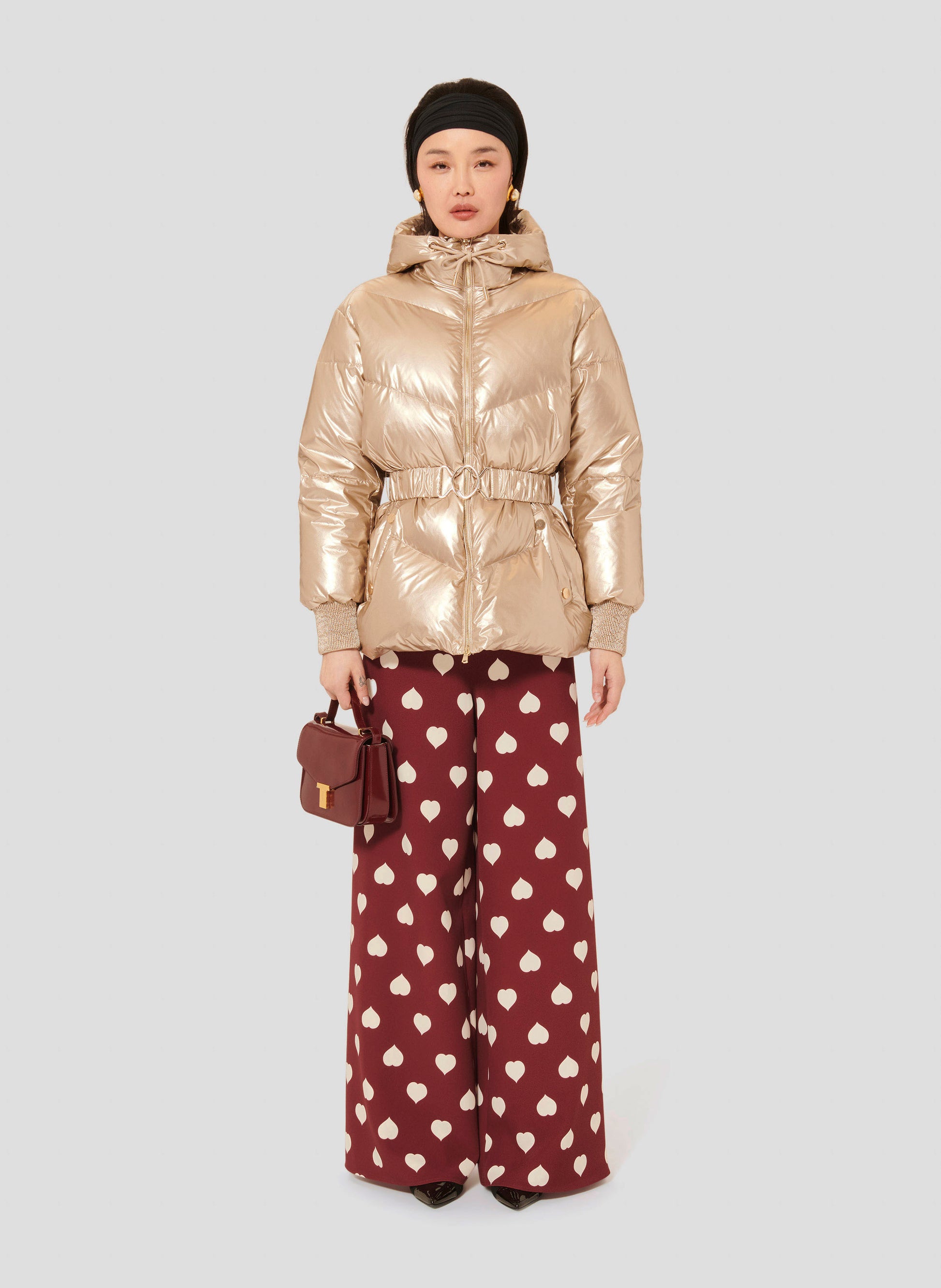 Dina golden down jacket by Tara Jarmon Lebanon