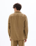 Camel Long Sleeves Shirt - Celio Lebanon