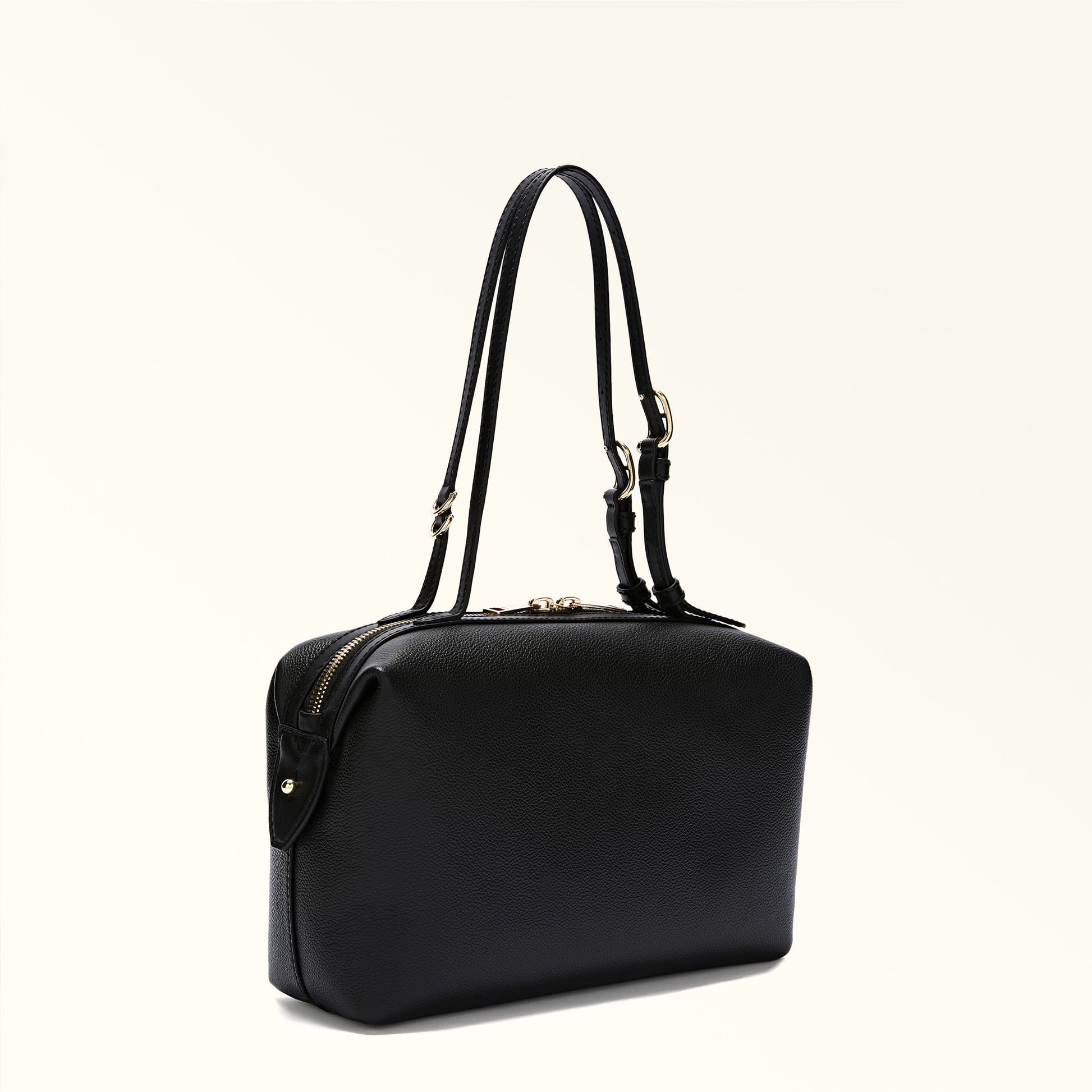 Furla Double S Boston  Bag In Leather