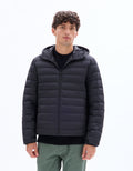 Black Puffy Jacket - Celio Lebanon