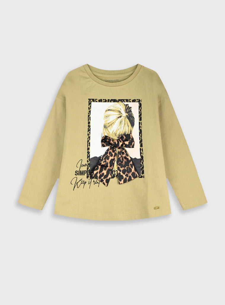 Cotton Girl Blouse - Sand