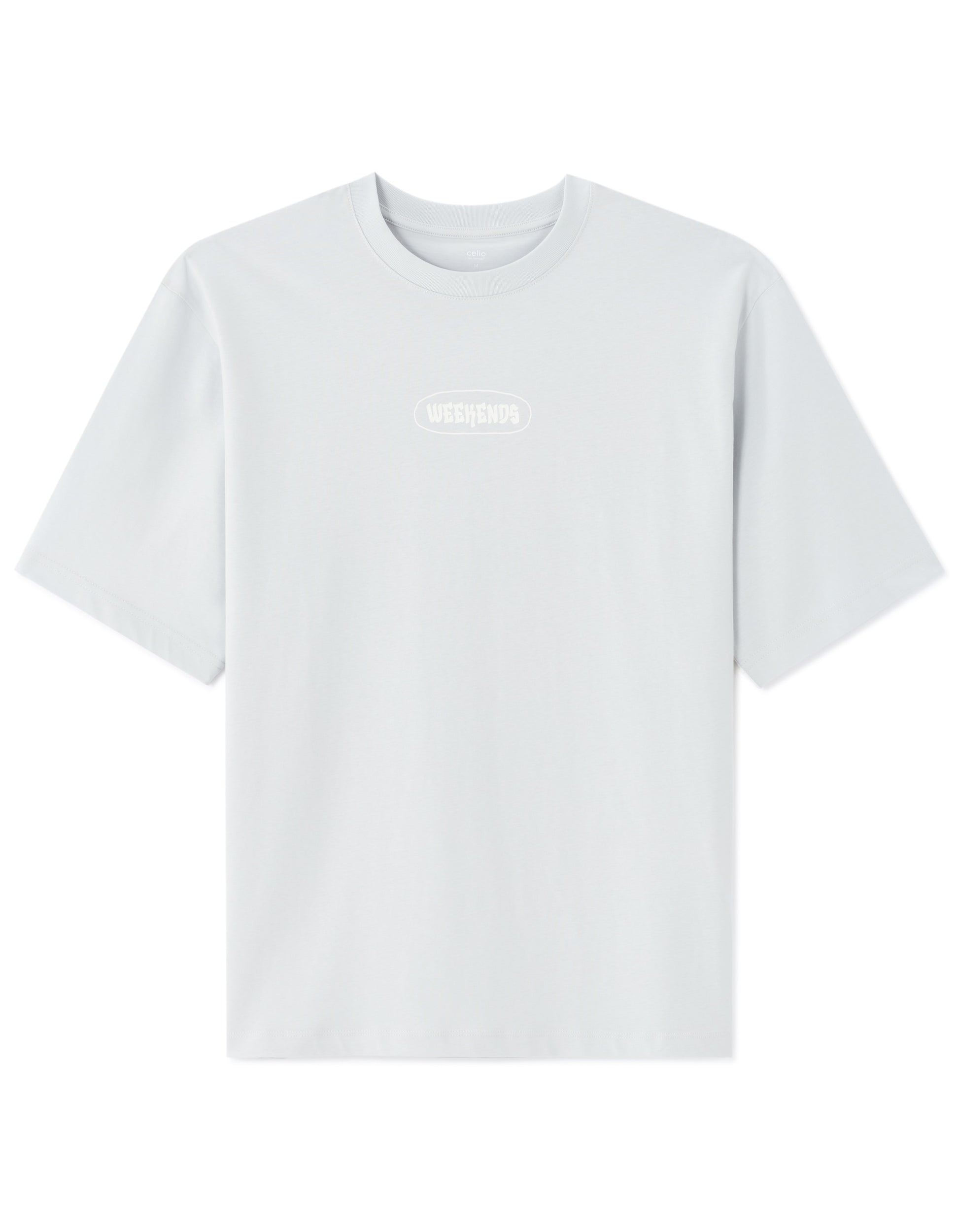 Celio Cotton Short Sleeves Tshirt - Blue