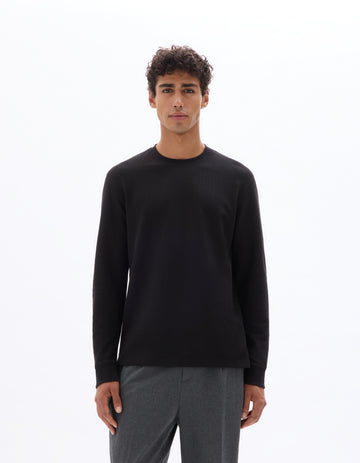 Black Long Sleeves Tshirt - Celio Lebanon