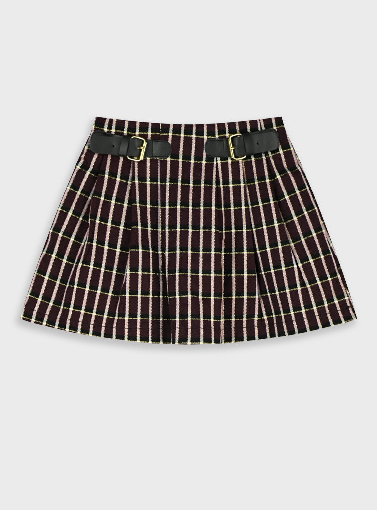 Girl Skirt - Burgundy