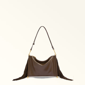 Furla Sfera Soft Xl Shoulder  Bag In Leather
