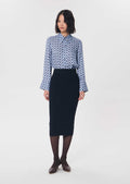 Jeannette skirt in navy by Tara Jarmon