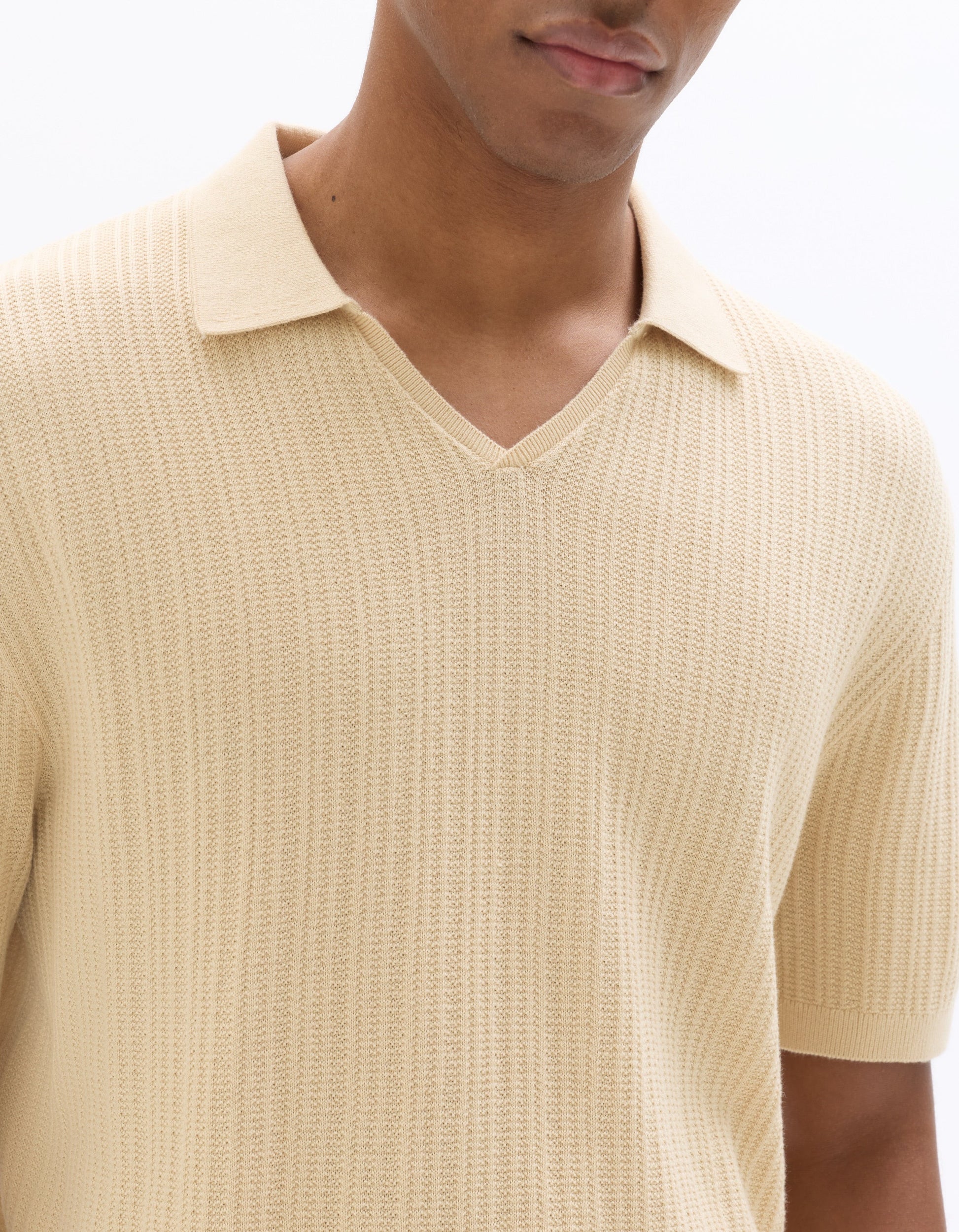 Regular Fit 100% Cotton pique Knit Polo Celio
