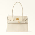 Furla Greta L Tote in White - Bags 