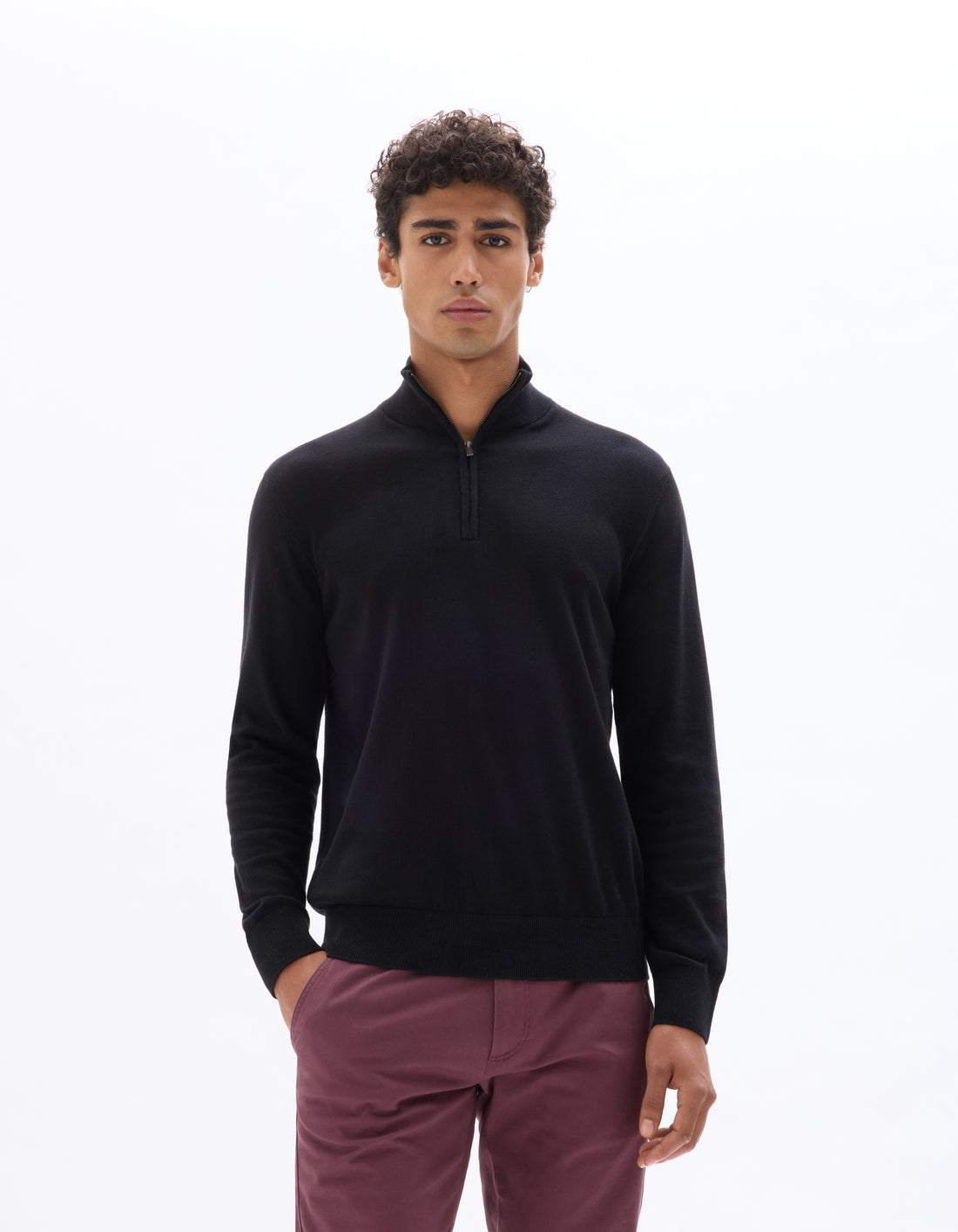 Black Turtle Neck Jumper - Celio Lebanon