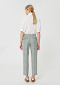 trousers in dark green Prince of Wales check