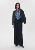 Christiane shirt in navy cotton by Tara Jarmon