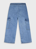 Cargo wide leg jeans for girls Energiers