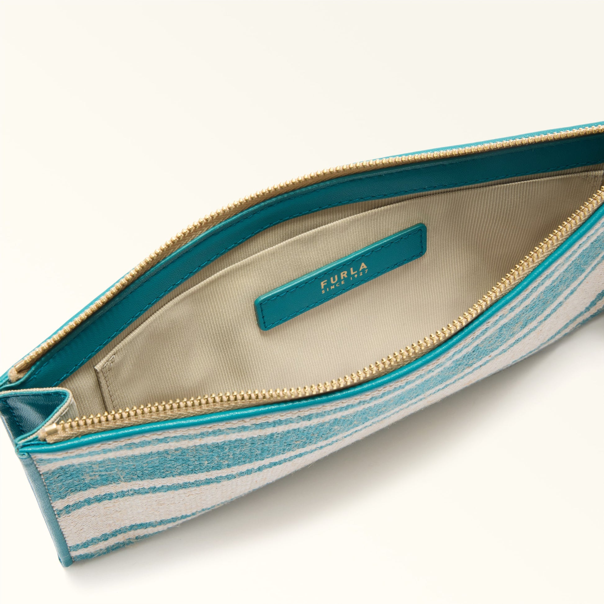 Furla Iride M Envelope in Blue - Bags 