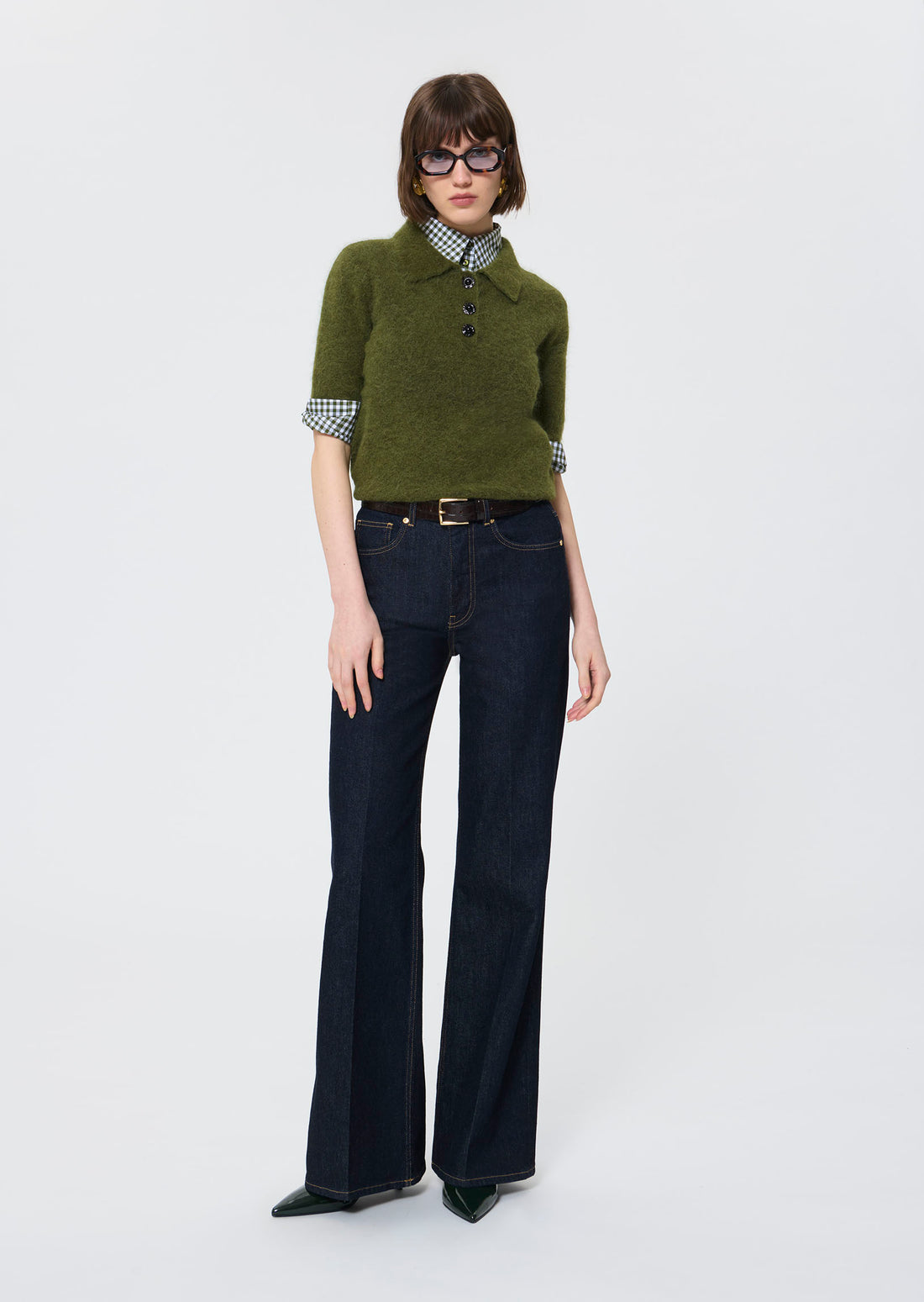 Paulino  green sweater for women