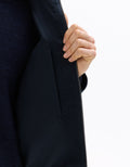 Celio Navy Blue Zip-Up Stand-Up Collar Jacket - Navy