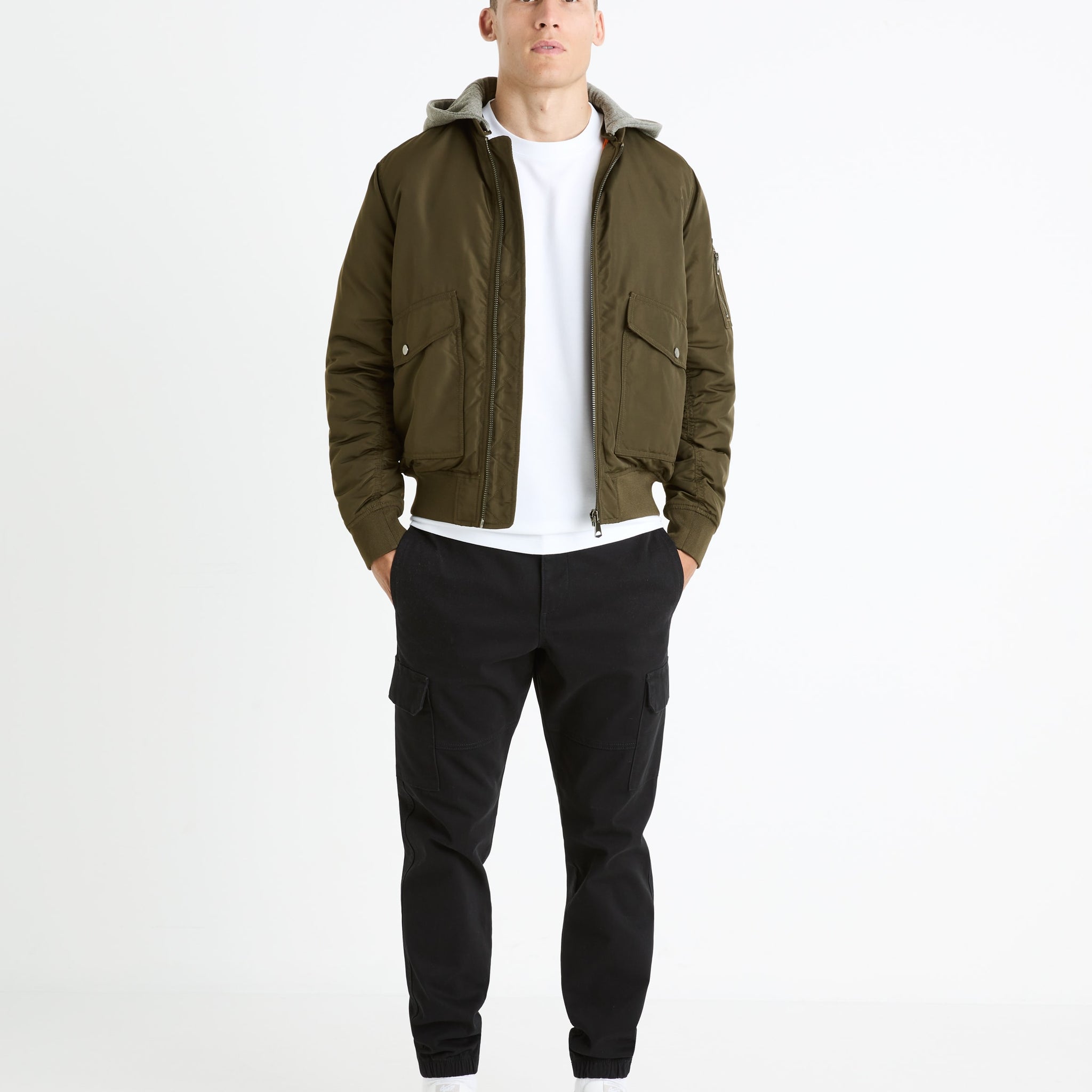 FUJAMESHOO KHAKI JACKET - Celio lebanon
