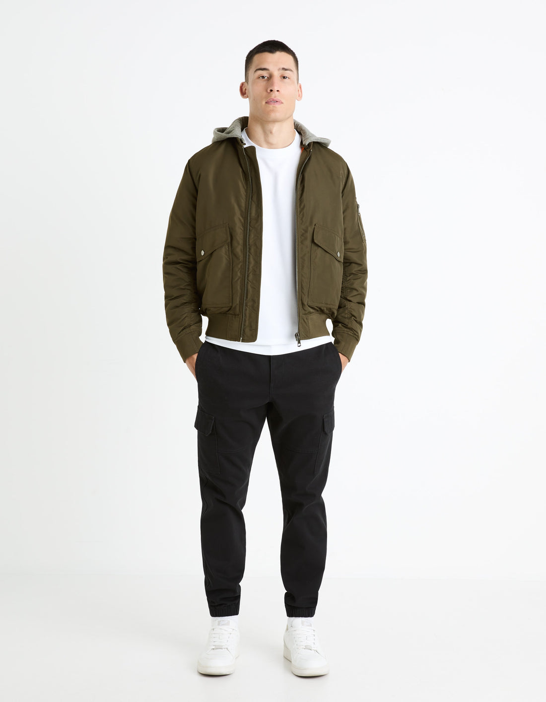 FUJAMESHOO KHAKI JACKET - Celio lebanon