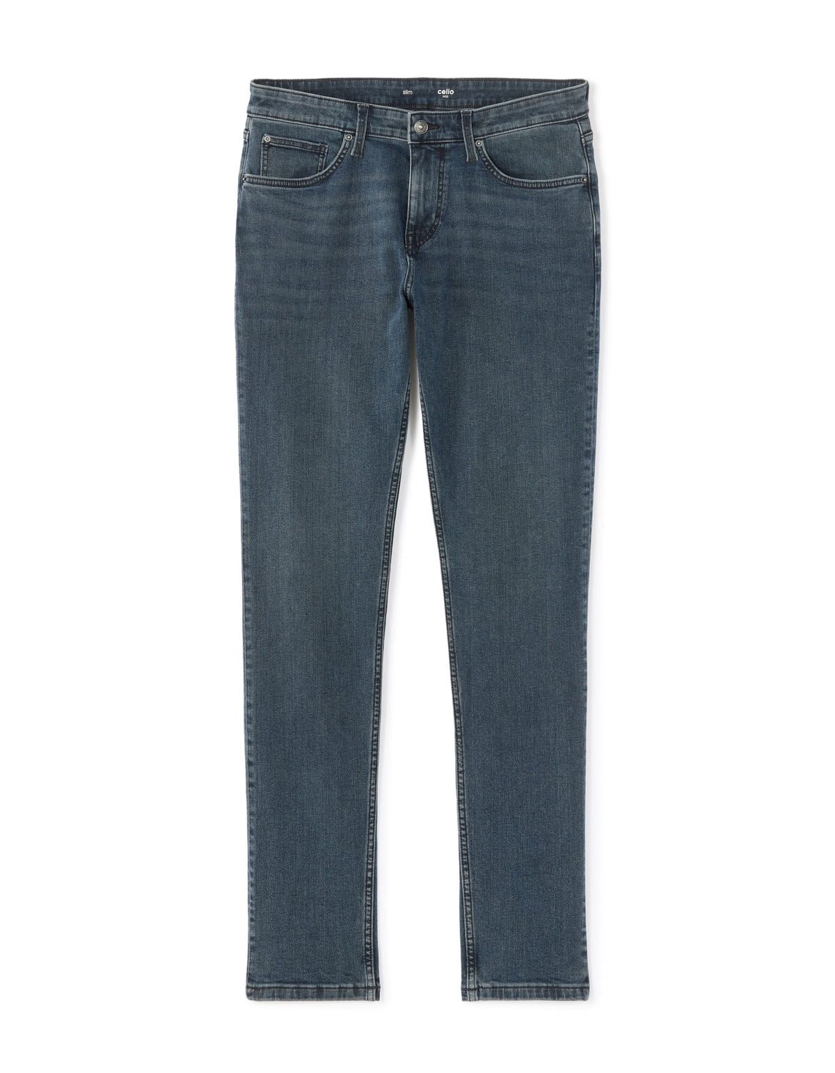 Celio Slim stretch cotton jeans - Blue