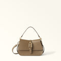 Furla Flow Mini Top Handle in Grey - Bags 