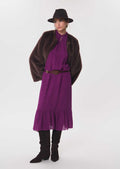Romana dress in purple by Tara Jarmon