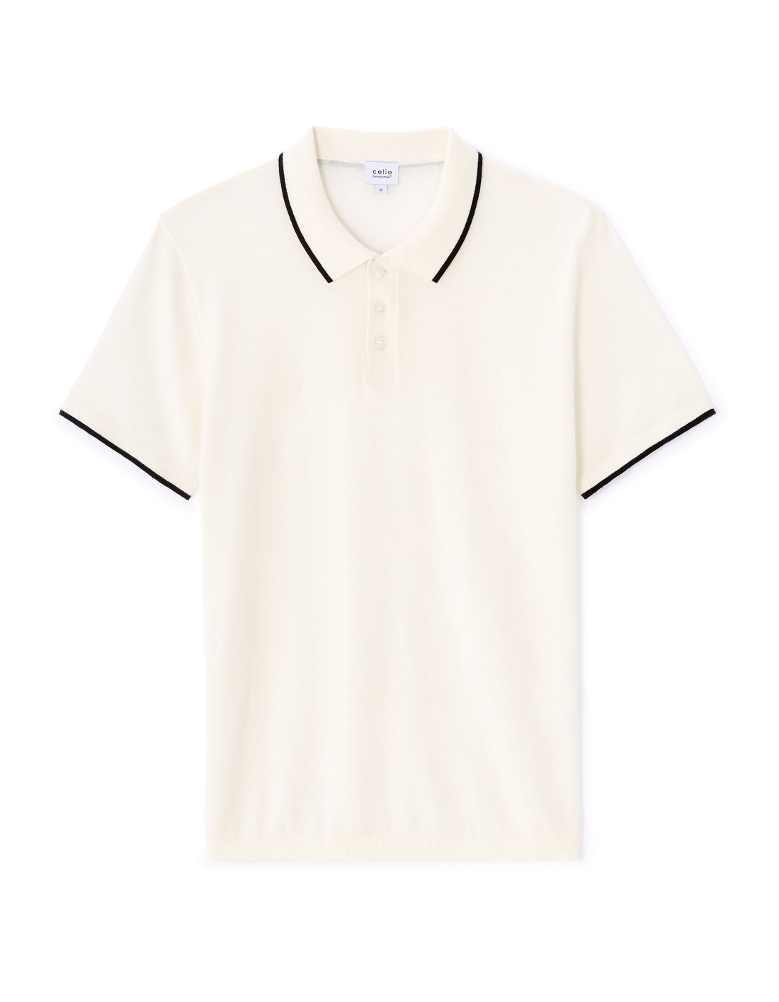Ecru Short Sleeves Polo - Celio Lebanon