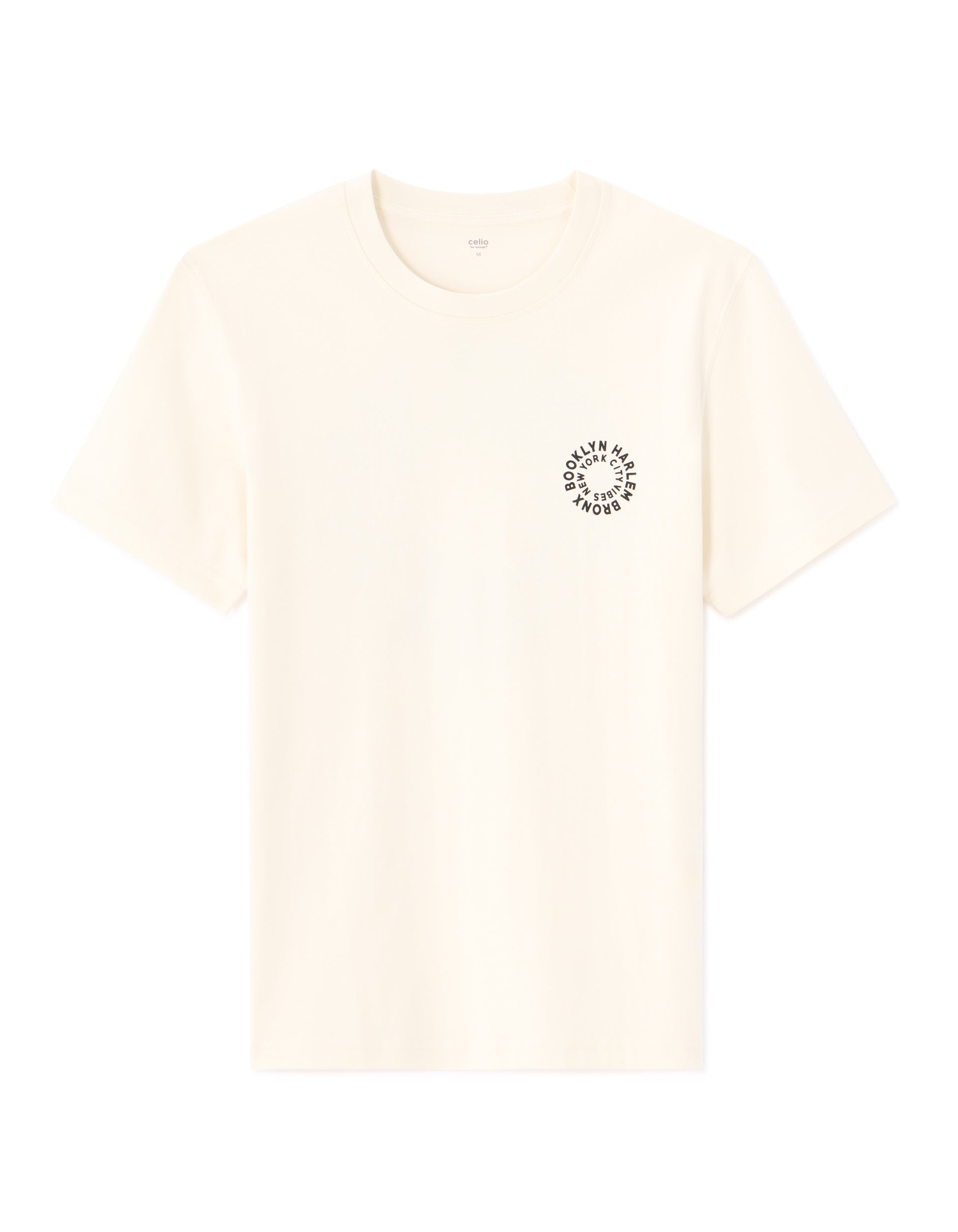 Celio Cotton Short Sleeves Tshirt - White