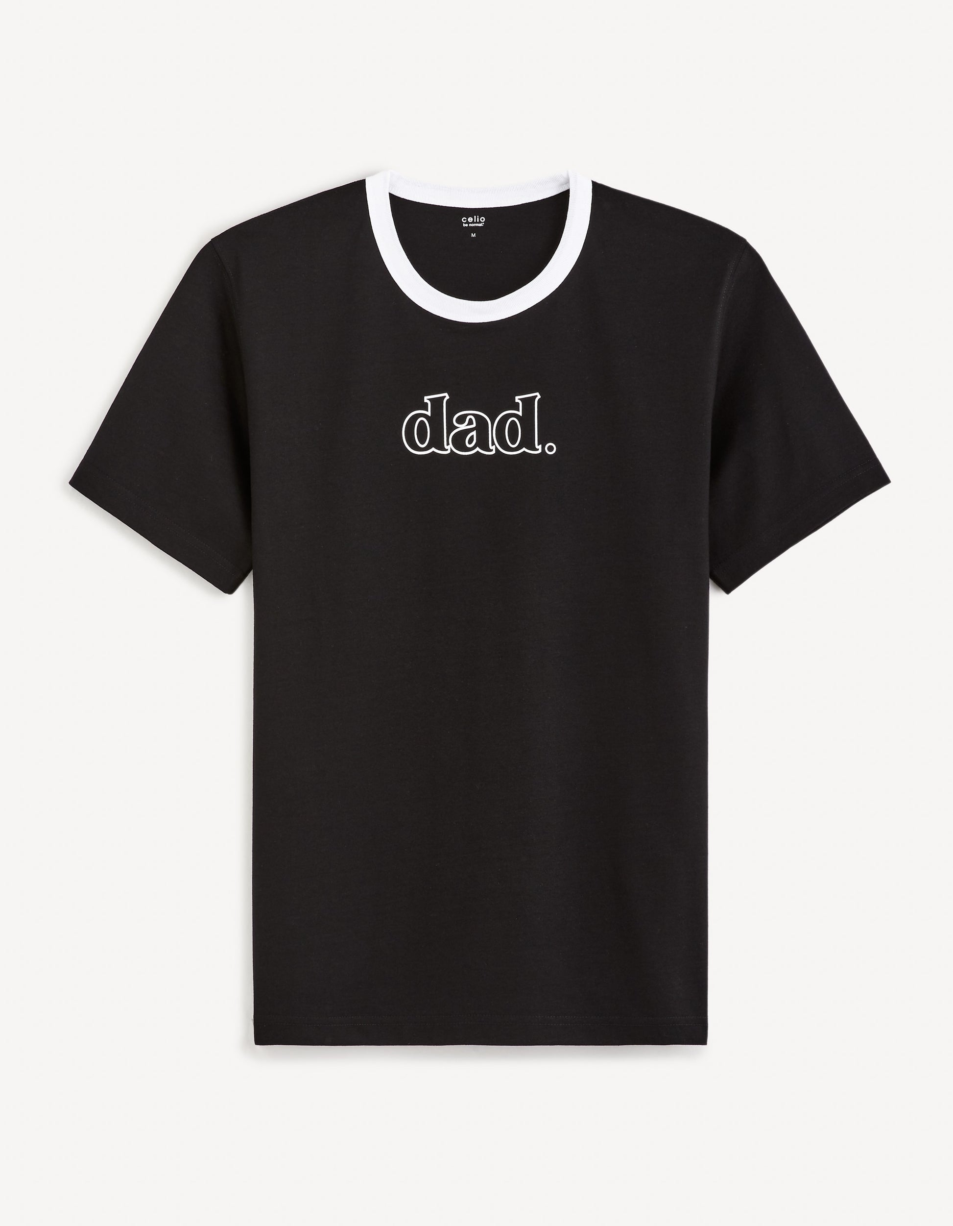 FEFATHER BLACK SS TSHIRT - Celio lebanon