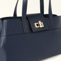 Furla Amelia L Tote E/W in Blue - Bags 