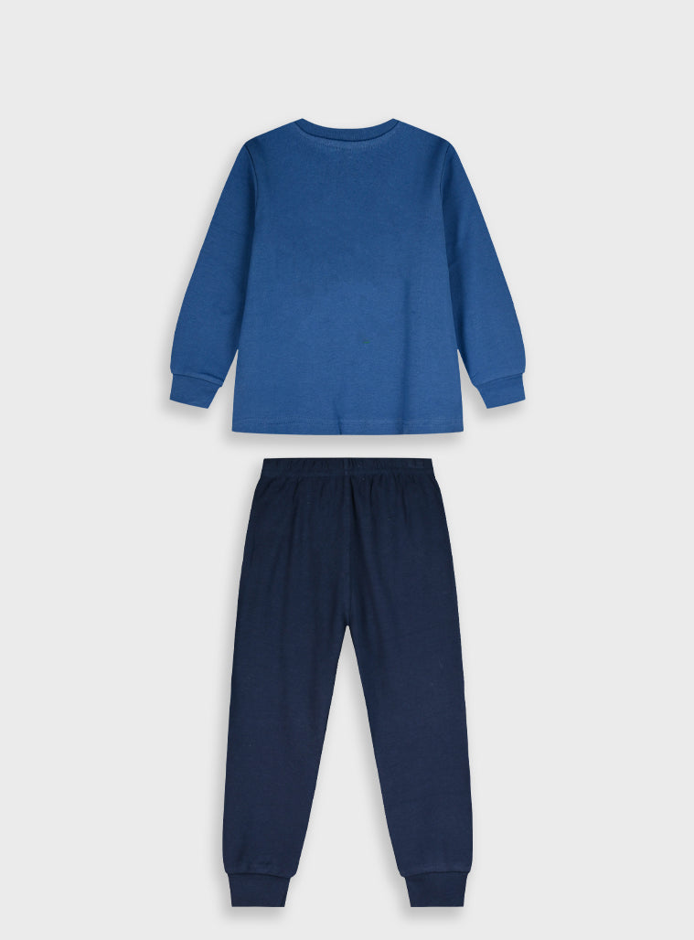 Cotton Boy Pyjamas - Navy