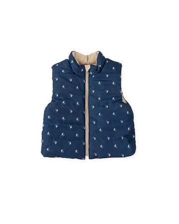 Navy Blue Waistcoat for Kids
