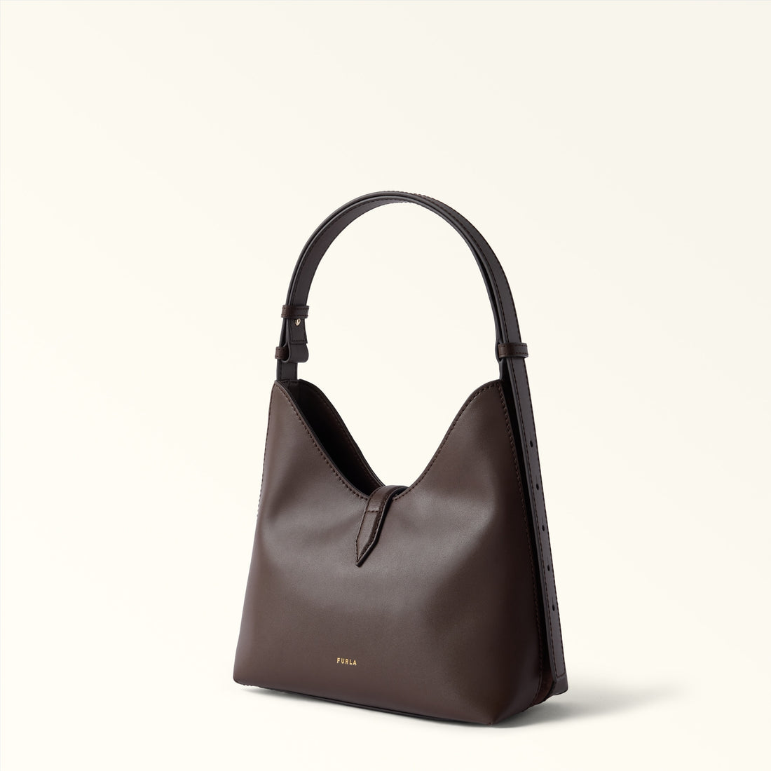 Furla Goccia S Hobo in Brown - Bags 
