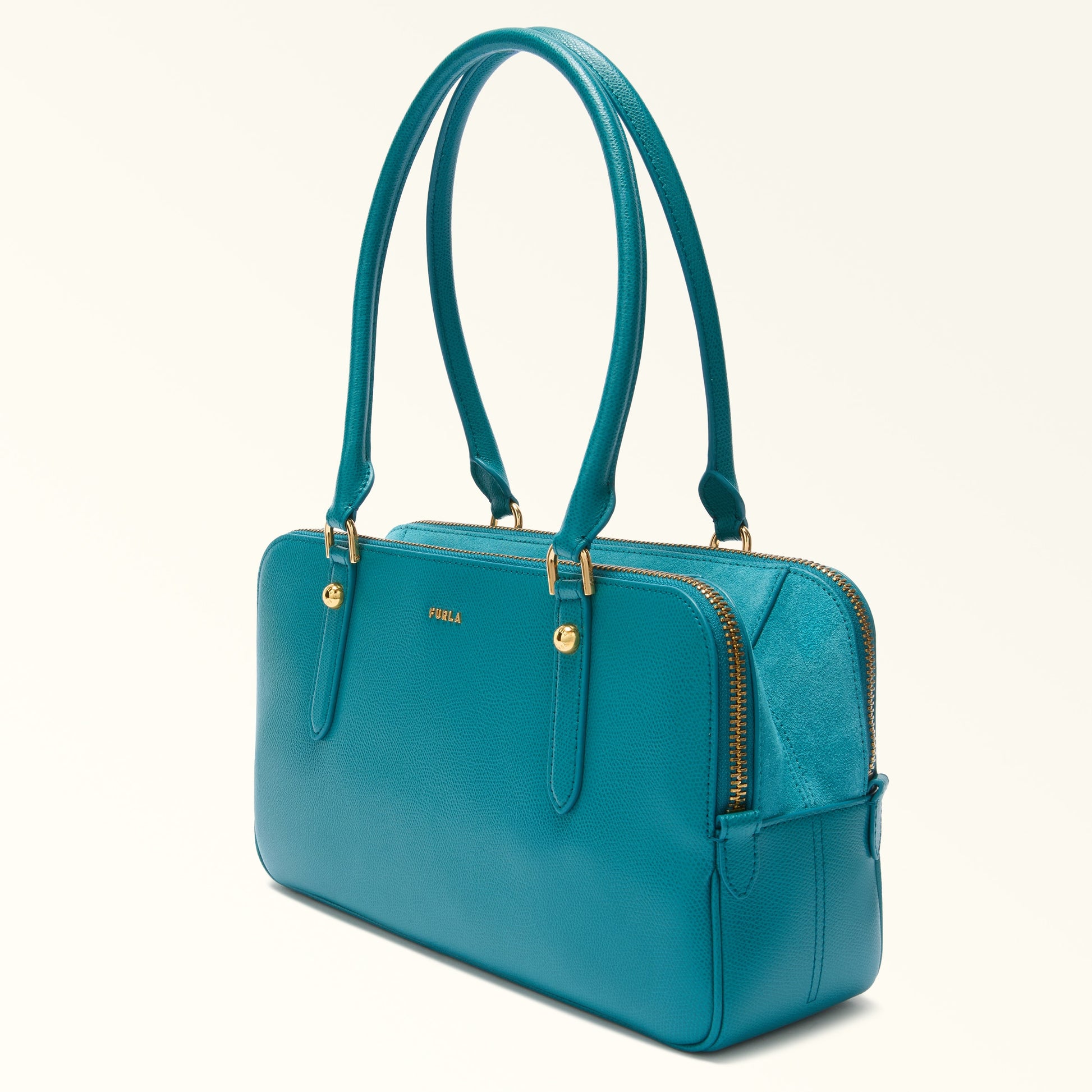 Furla Giulia M Boston  Bag In Leather