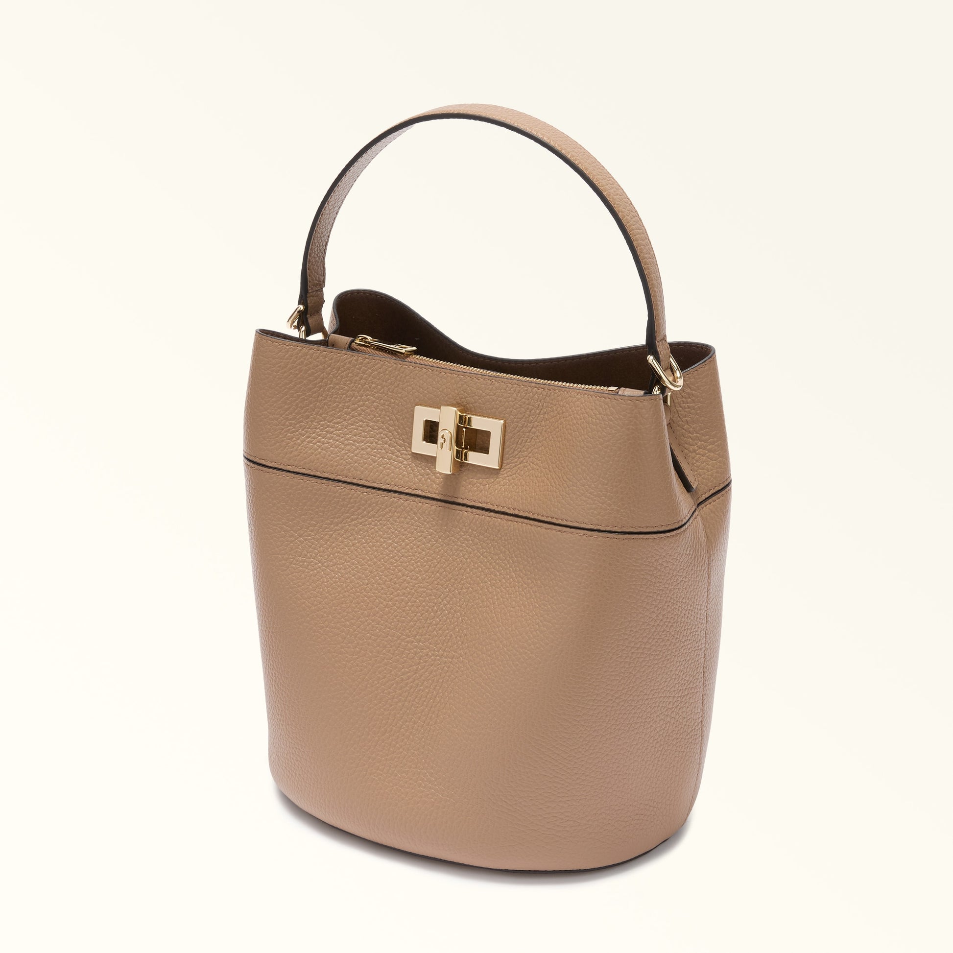 Furla Amelia M Bucket Bag in Brown - Bags 