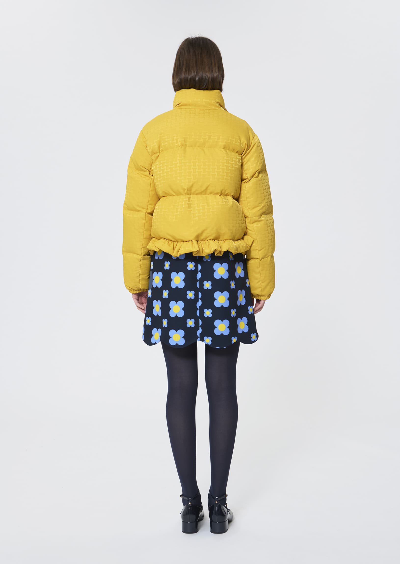Daniela  lemon yellow down jacket