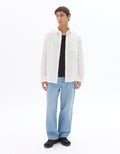 Celio Regular Fit 100% Cotton Denim Shirt - White