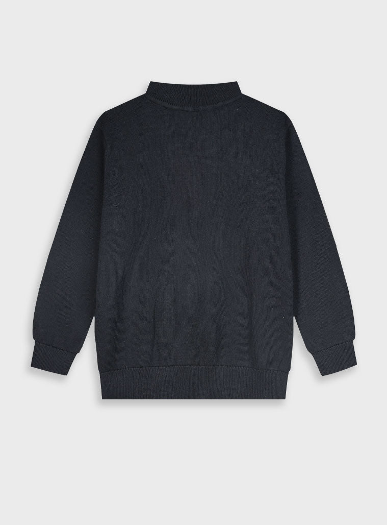 Children's Black Sweater For Boy