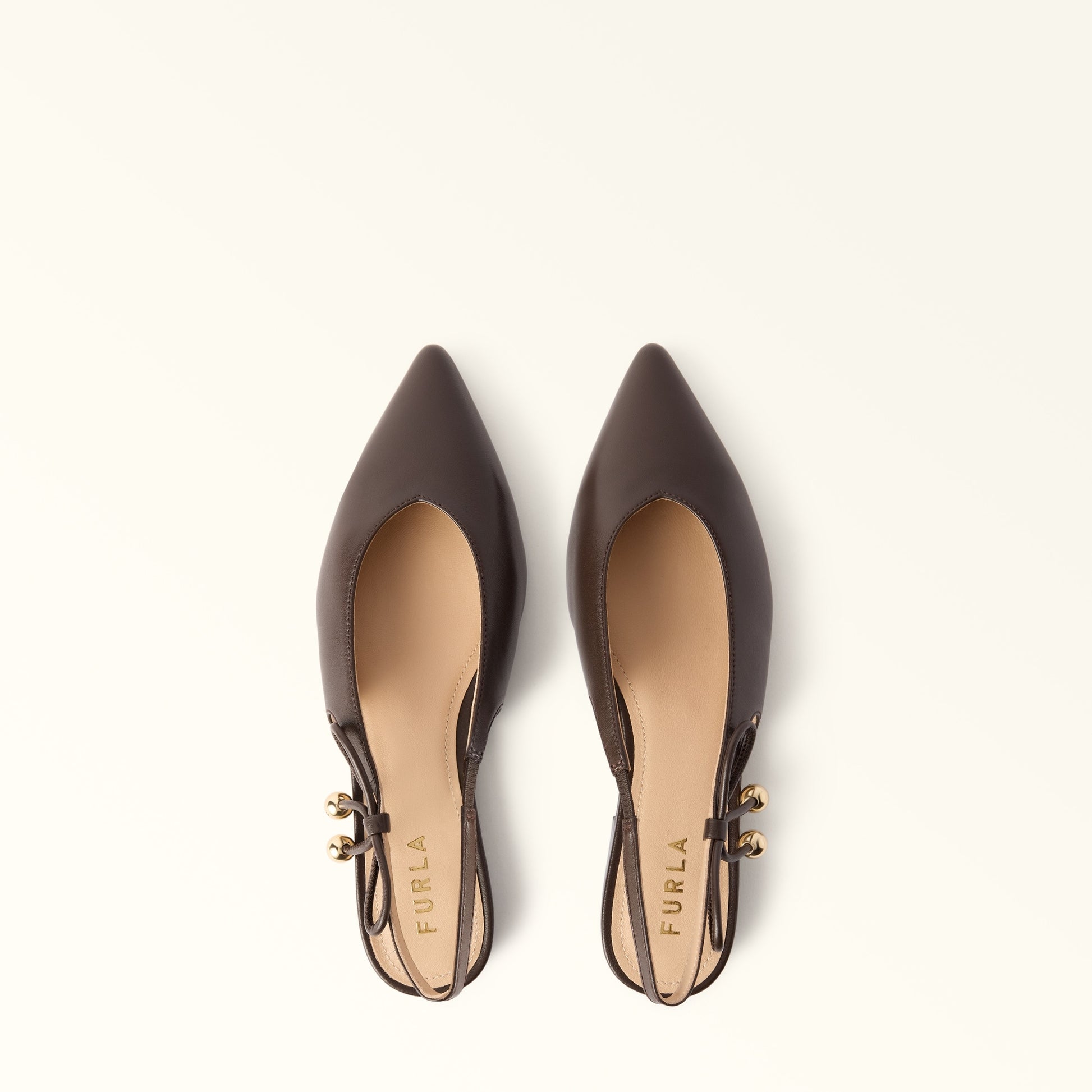 Furla Poppy Slingback T.15 in Brown - Shoes 