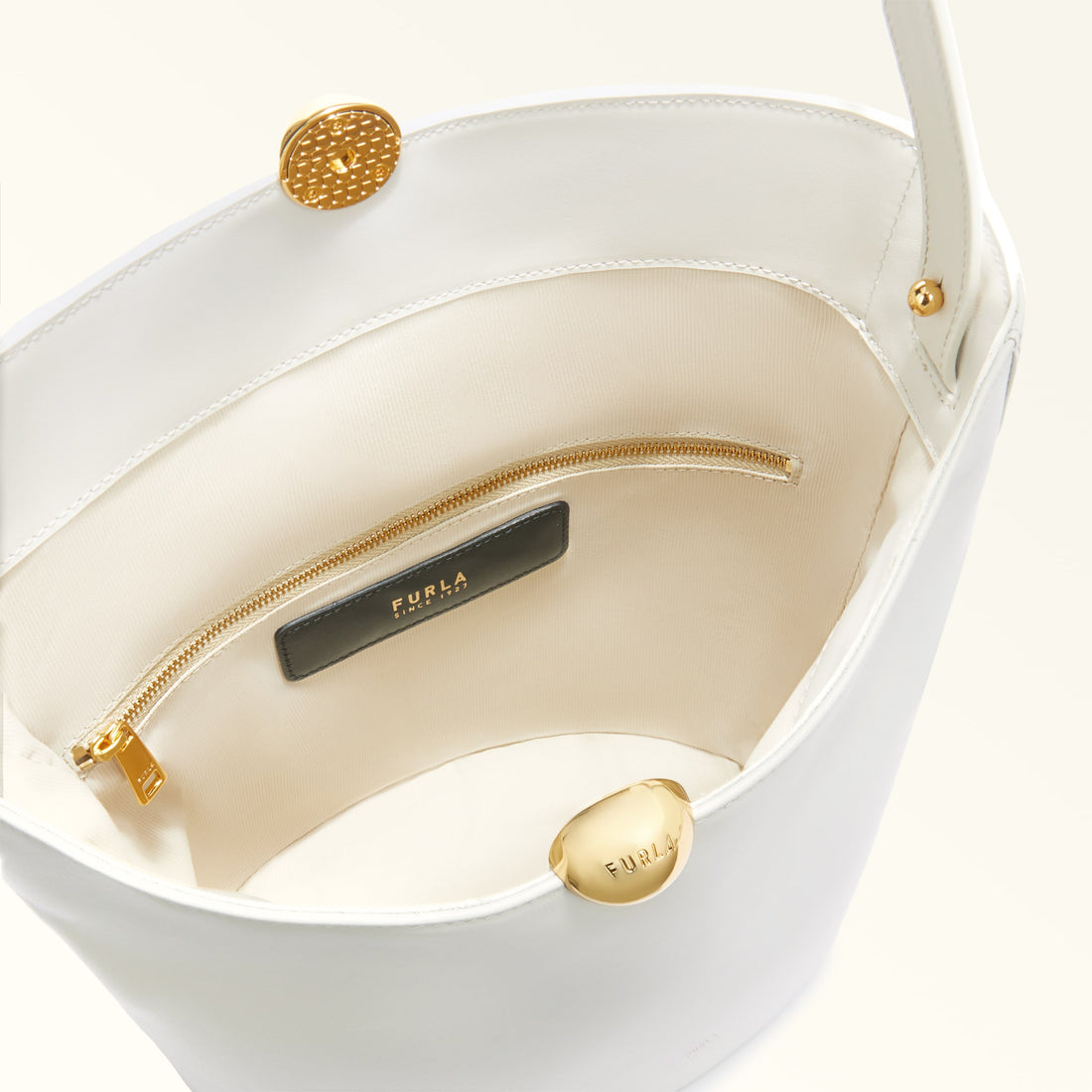 Bucket Bag F5S-Furla Sfera Soft Marshmallow