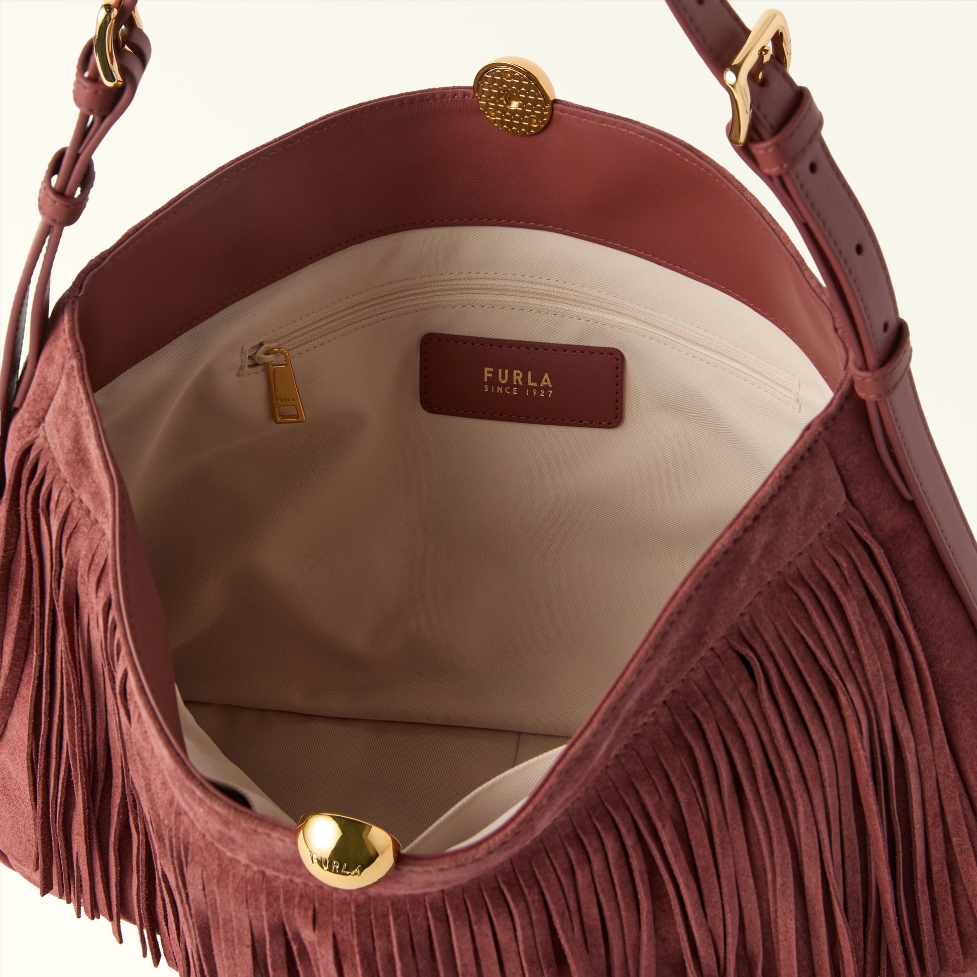 Furla Sfera Soft L Shoulder Bag in Red - Bags 