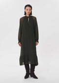 Romana dress in khaki by Tara Jarmon