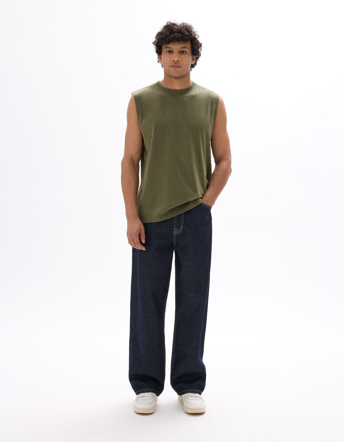 real khaki singlet