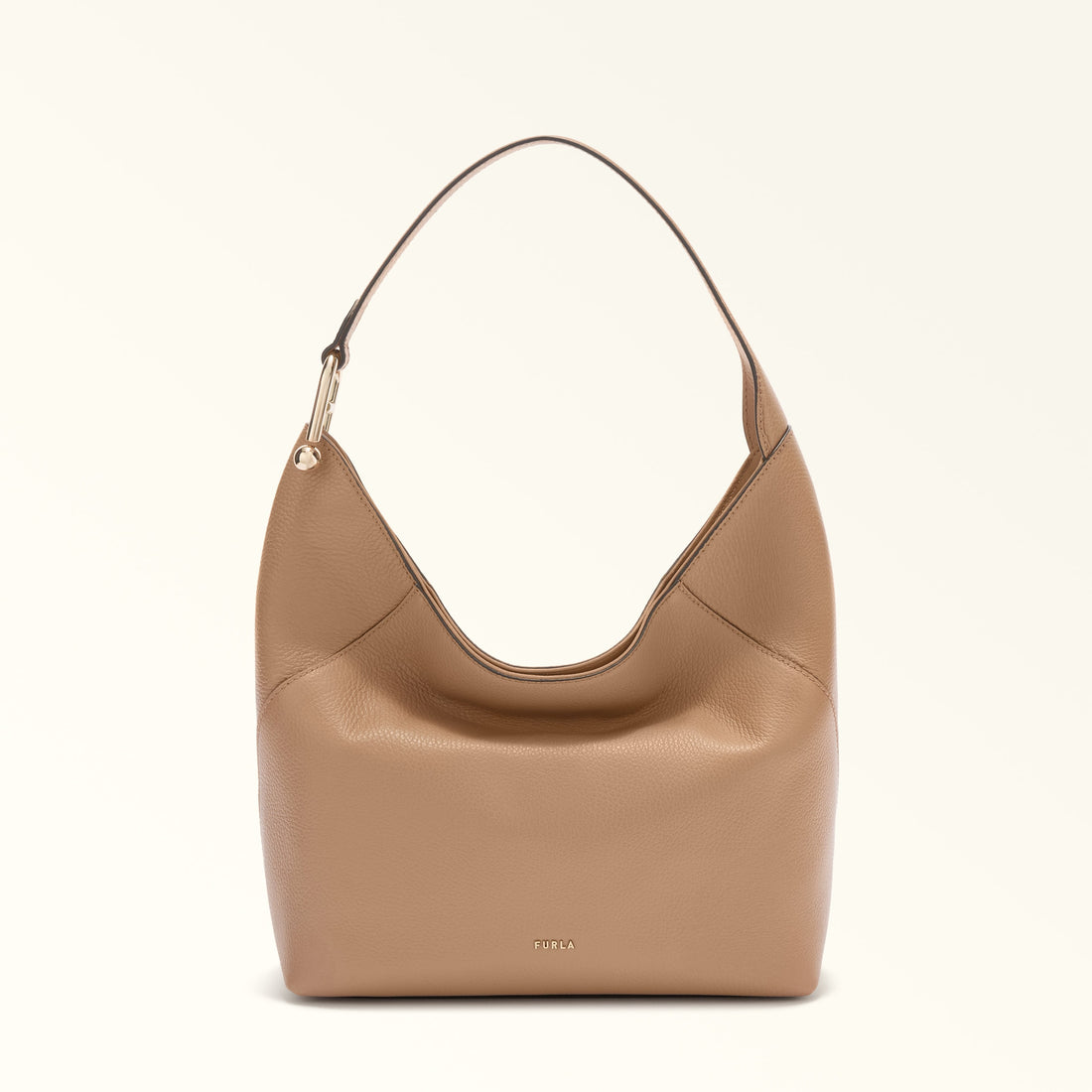 Furla Lara M Hobo Bag In Leather
