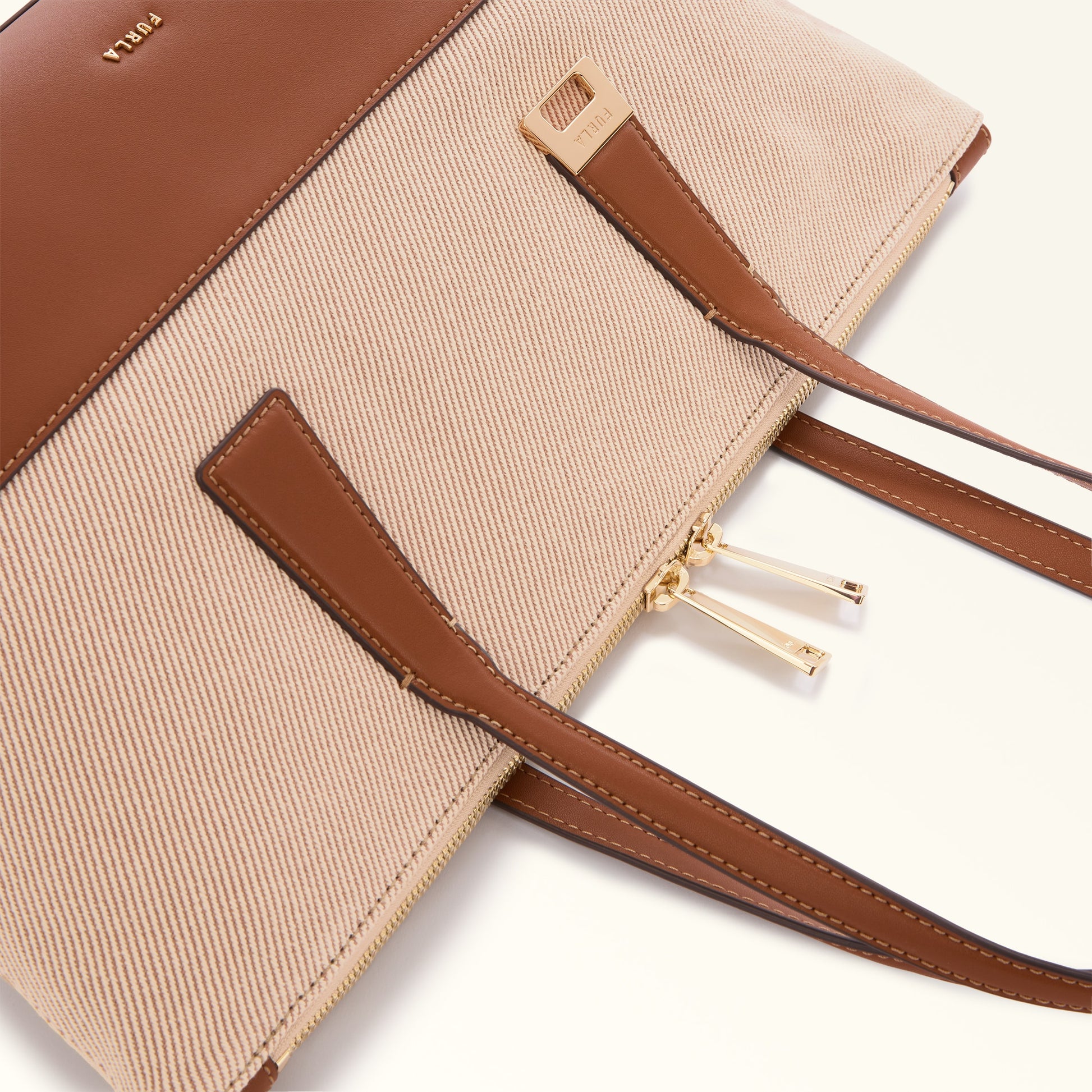 Furla Olivia M Tote in Brown - Bags 