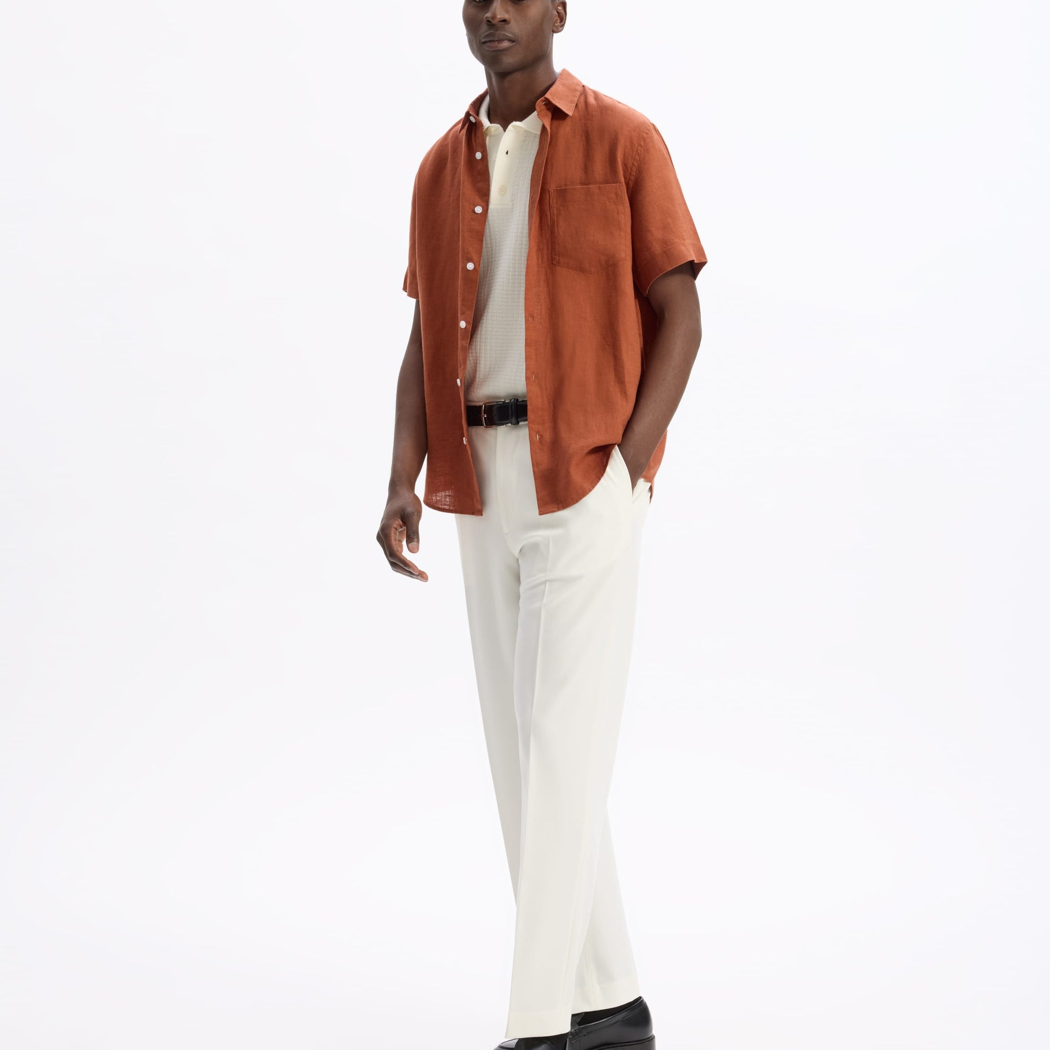 terracotta Short sleeves Shirt